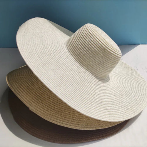 Big Brim Straw Sun Hat Bazaare Mart Floppy Summer Hat