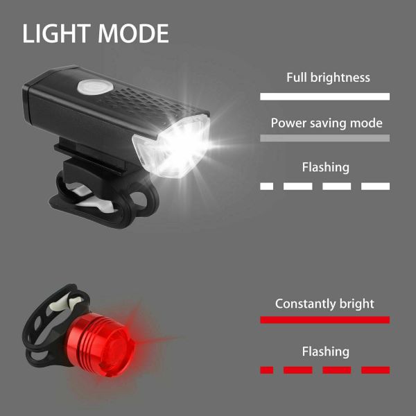 Bike Head & Tail Light Card