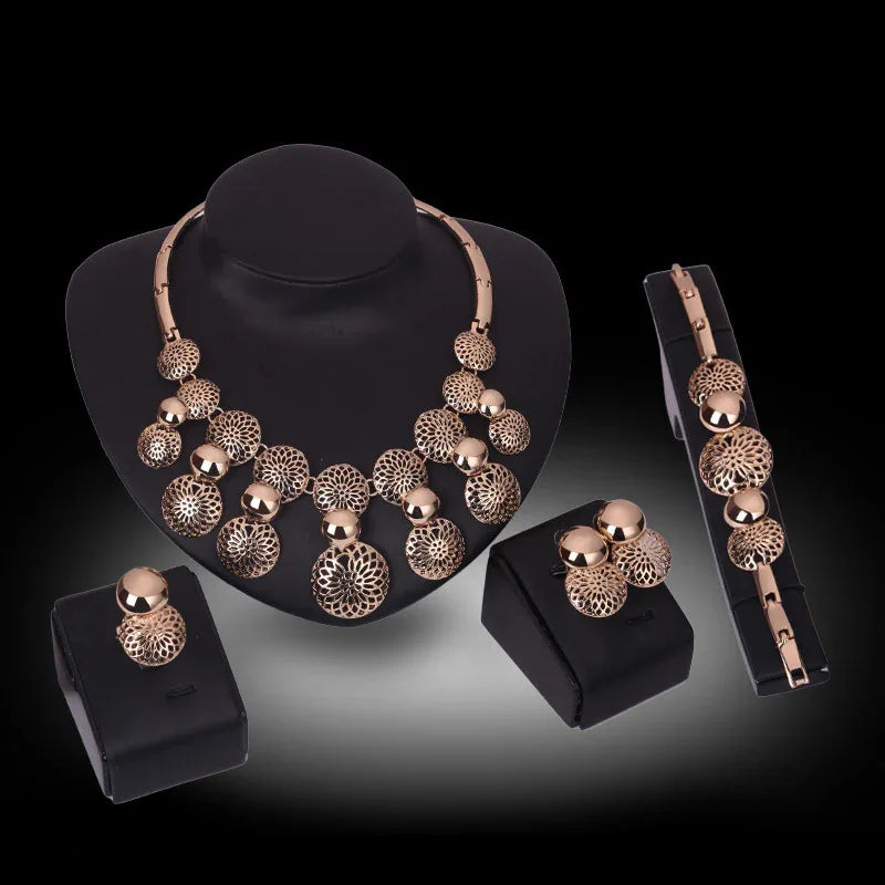 Copper Statement Jewelry Ensemble Bazaare Mart Jewelry