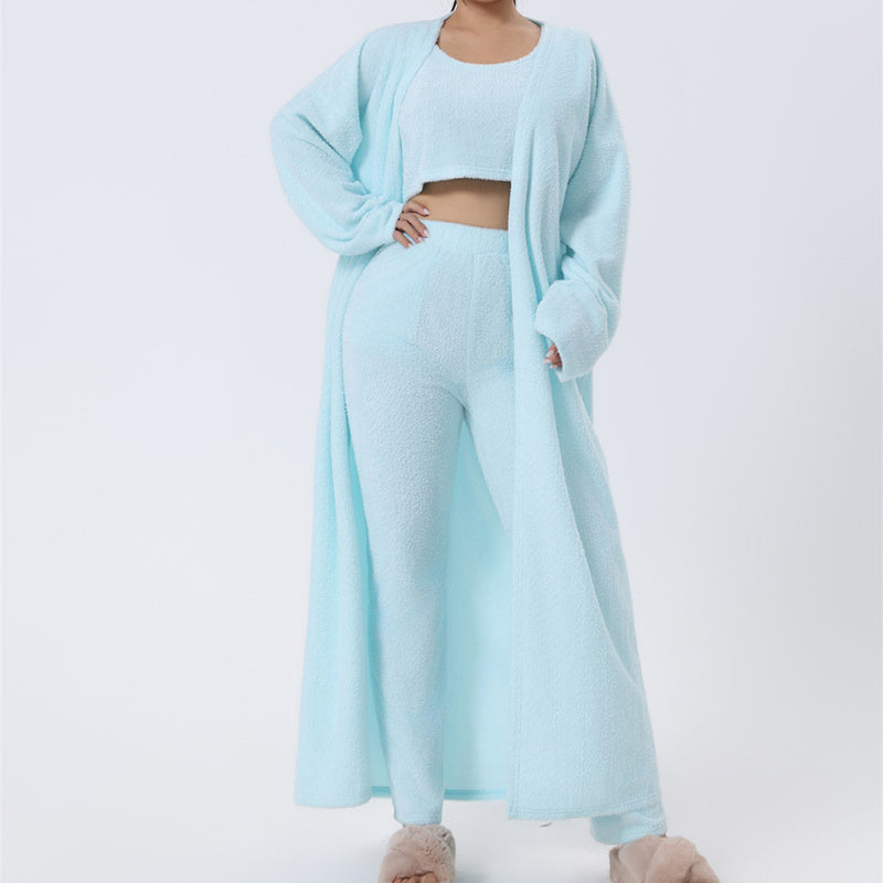 Cozy Light Blue 3 Piece Lounge Set