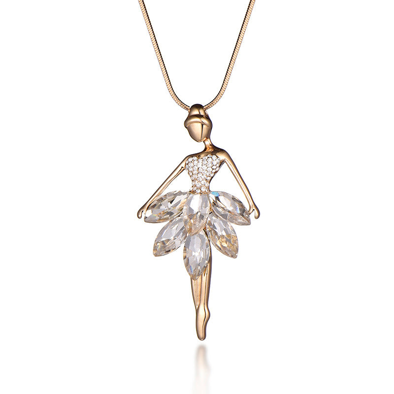 Crystal Ballerina Necklace