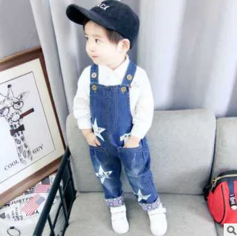 Toddler Boys' Denim Overalls