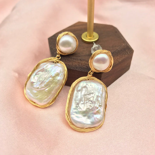 Freshwater Pearl Drop Earrings
