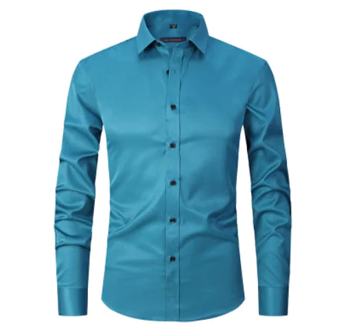 Anti-Wrinkle Men's Long Sleeve Shirt