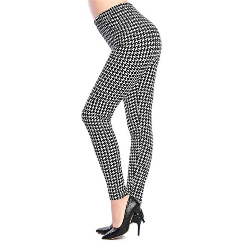 Women's Printed Leggings – Stretch Ankle-Length Fashion Leggings with Unique Pattern Designs Bazaare Mart Leggings