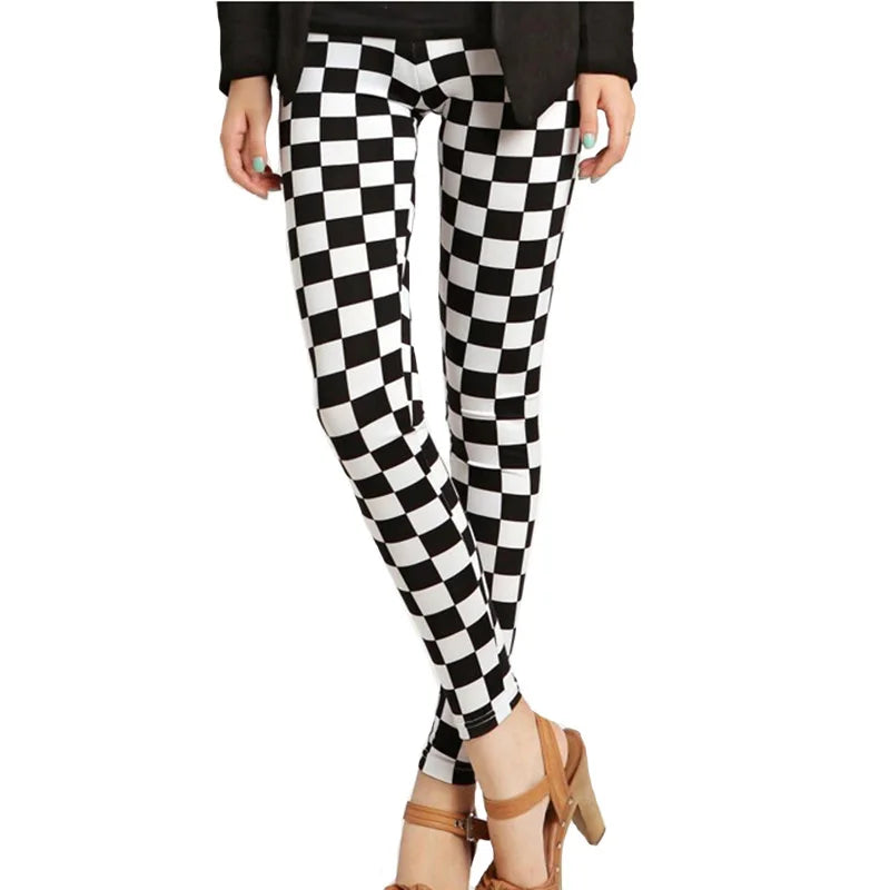 Women's Printed Leggings – Stretch Ankle-Length Fashion Leggings with Unique Pattern Designs Bazaare Mart Leggings