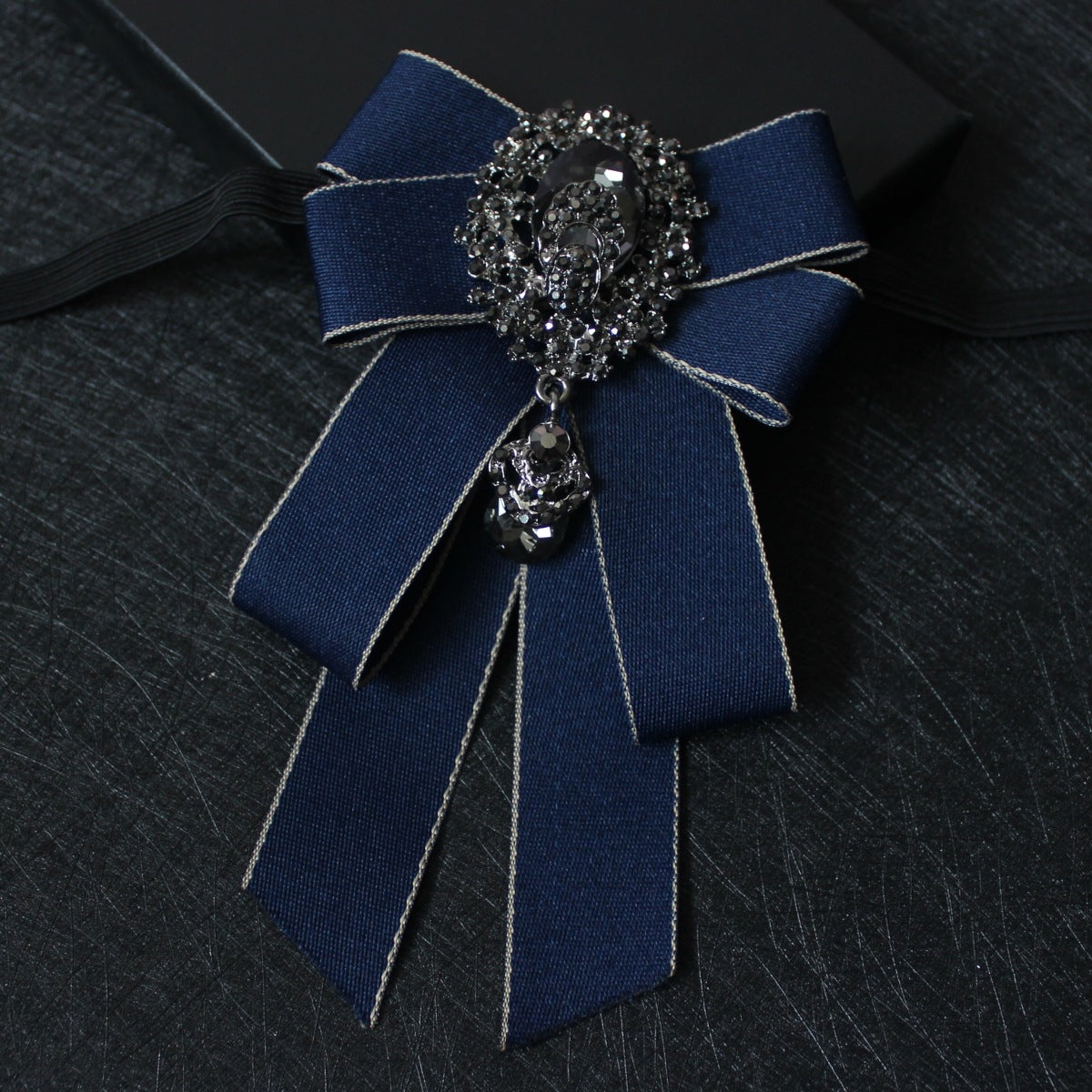 Rococo Handmade Ribbon Brooch Necktie Bazaare Mart Rococo Handmade Ribbon Brooch Necktie