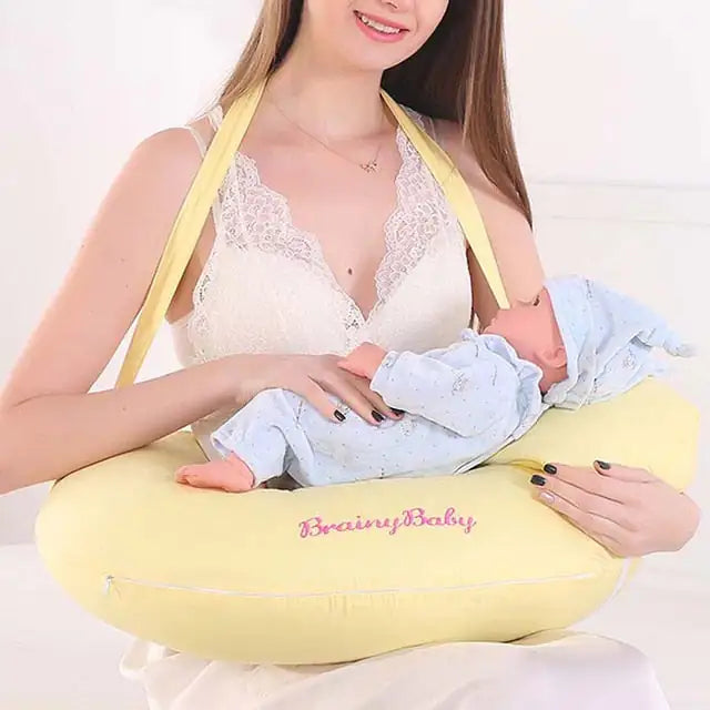 Yellow Multifunctional Nursing Pillow