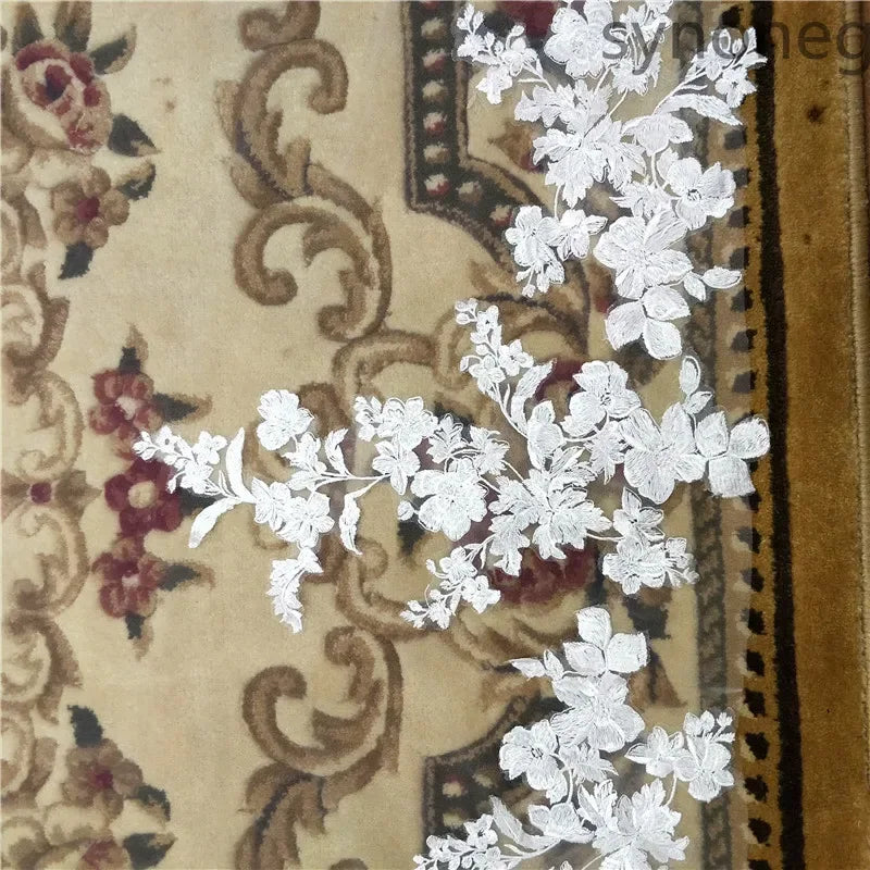 Lace Edge Bridal Veil with Comb Bazaare Mart Bridal Veil