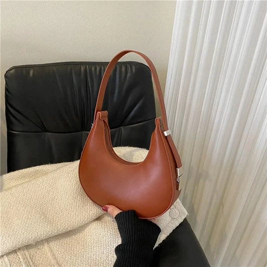 Trendy Half Moon Underarm Shoulder Bag