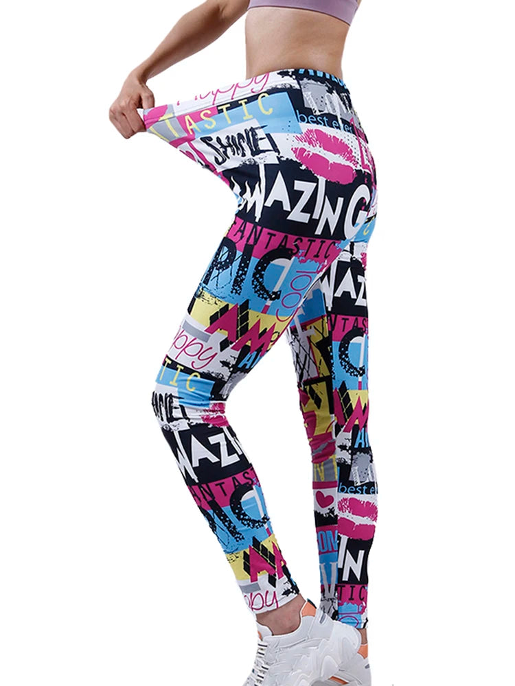 Women's Printed Leggings – Stretch Ankle-Length Fashion Leggings with Unique Pattern Designs Bazaare Mart Leggings