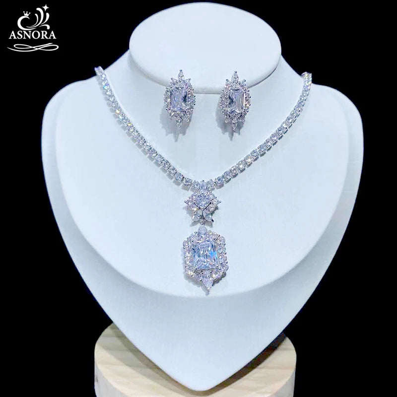 CZ Jewelry Set Bazaare Mart Statement Jewelry Set