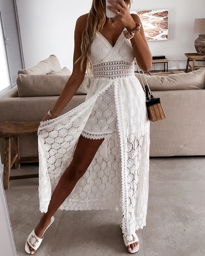 Lace Romper Jumpsuit