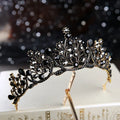 Baroque Retro Dark Crystal Tiara Style A Black Bazaare Mart Dark Crystal Tiara