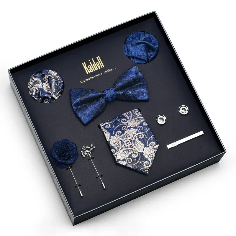 Color Coordinated Necktie 8pc. Boxed Set 6006 Bazaare Mart Men's Tie Set