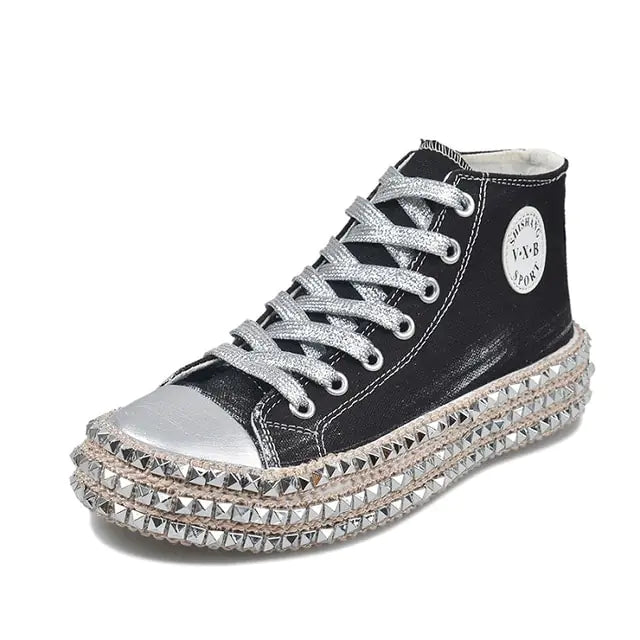 Women Sparkly Canvas Shoes