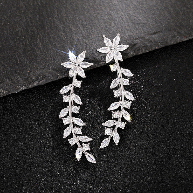 Internet Celebrity Rhinestone Earrings