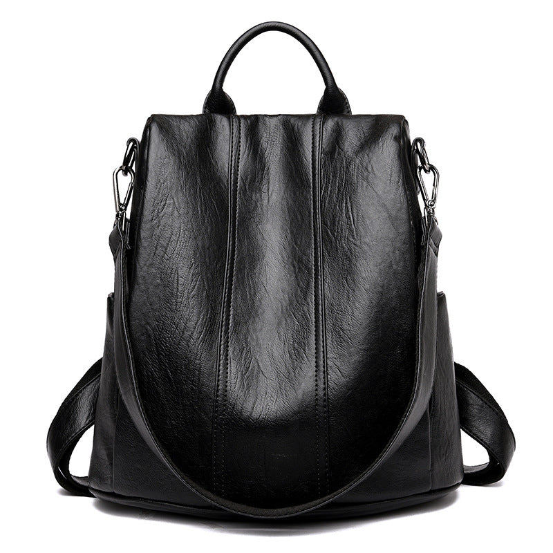 Leather Anti-theft Multifunctional Backpack
