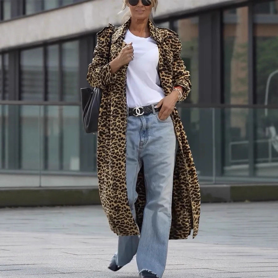 Leopard Duster Coat