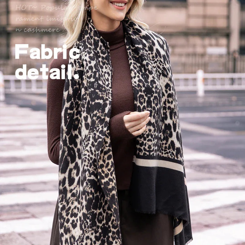 Leopard Print Scarf - Bazaare Mart