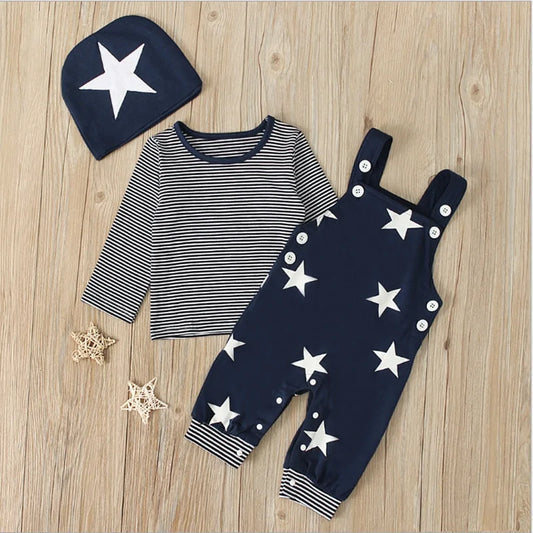 Stars & Stripes 3pc. Baby Boy Clothes