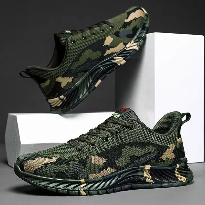 Men's Breathable Mesh Camouflage Sneakers