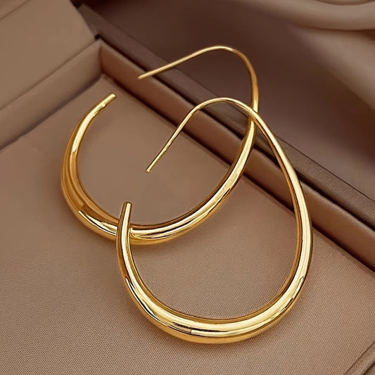 New Water Drop Hoop Earrings