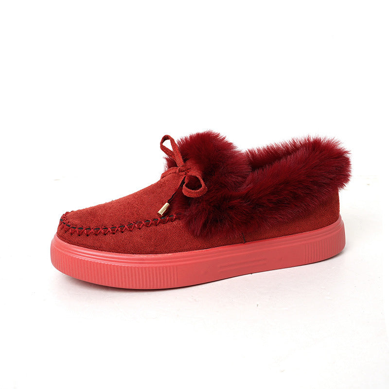 Furry Moccasins - Bazaare Mart