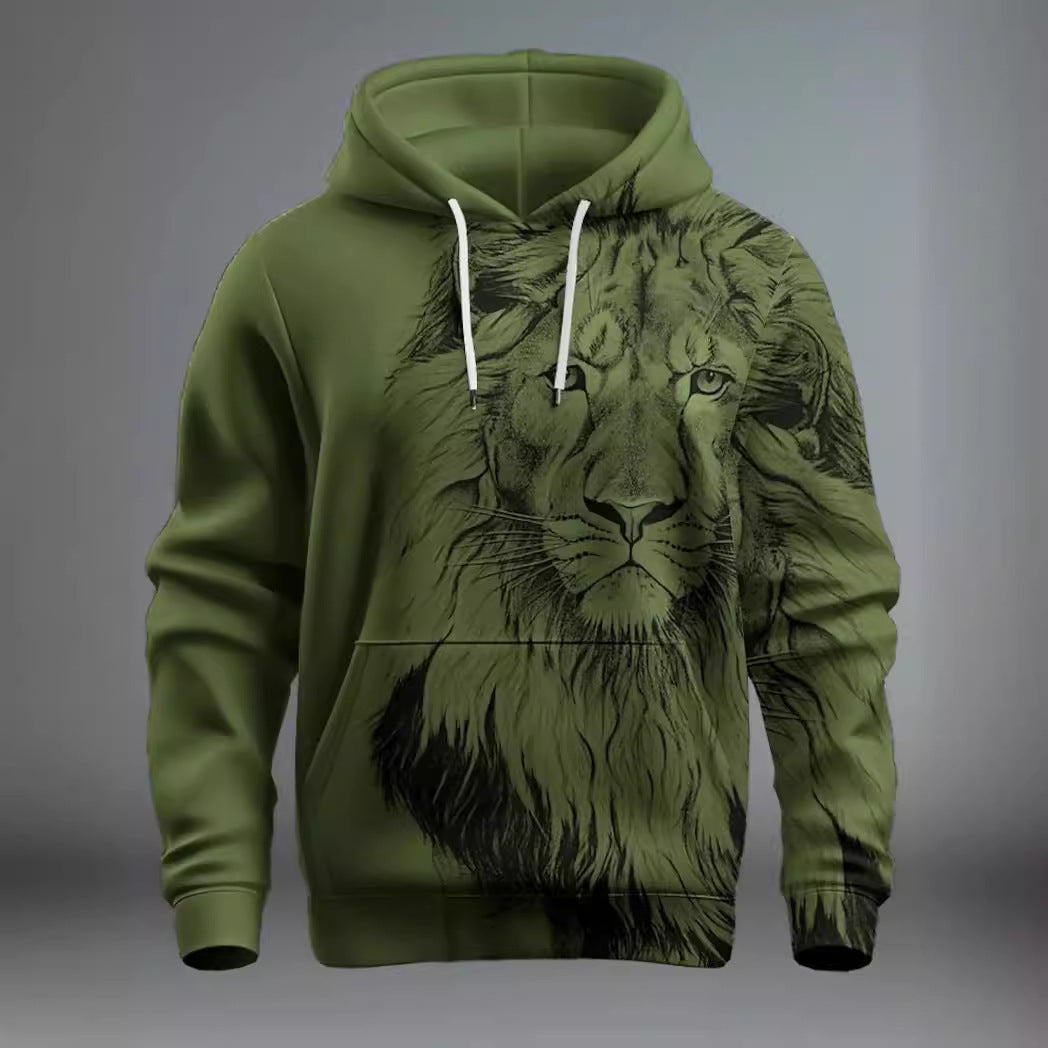 Lion's Head 3D Hoodie