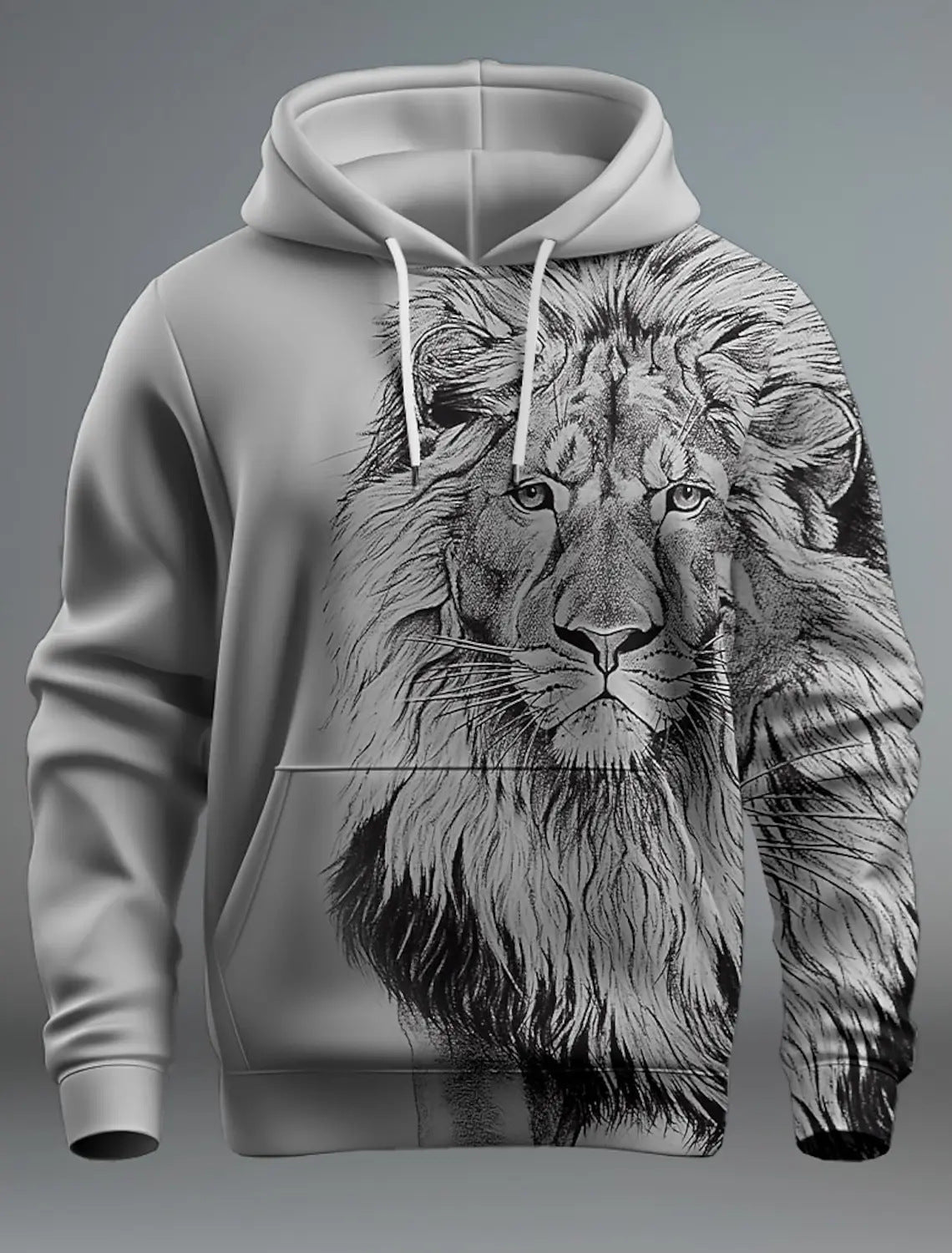 Lion's Head 3D Hoodie