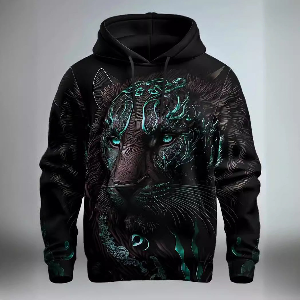 Lion's Head 3D Hoodie