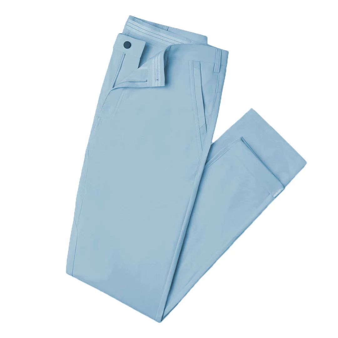 Light Blue Straight Leg Trousers