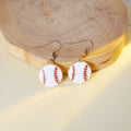 Cartoon Drip Baseball Earrings For Women Minimalist E6322 Bazaare Mart Baseball Earrings