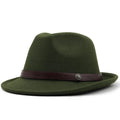 Felt Fedora Army Green M Bazaare Mart Fedora