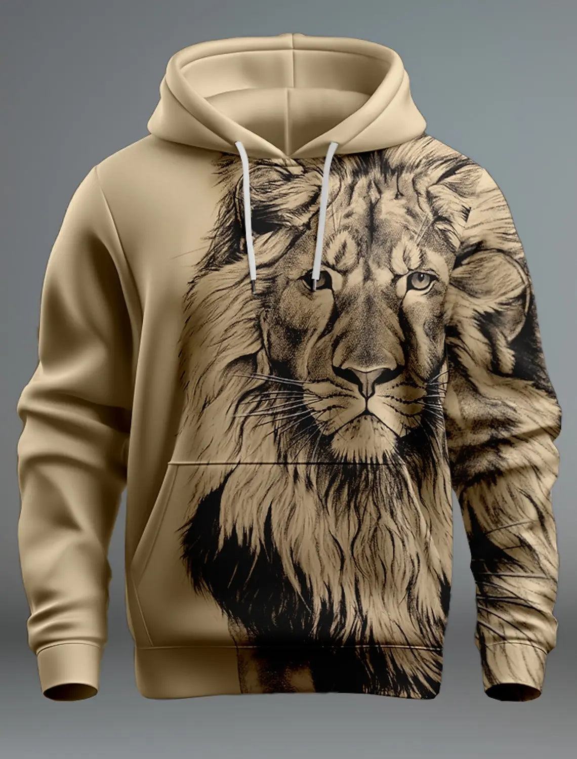 Lion's Head 3D Hoodie