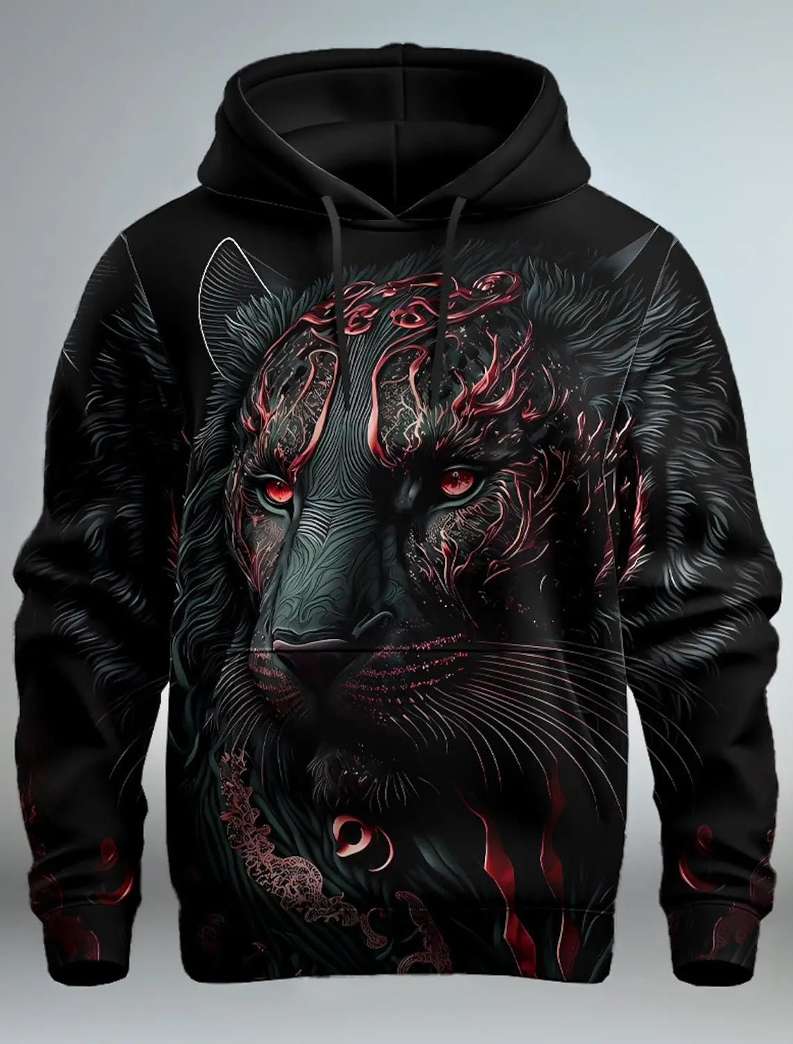 Lion's Head 3D Hoodie