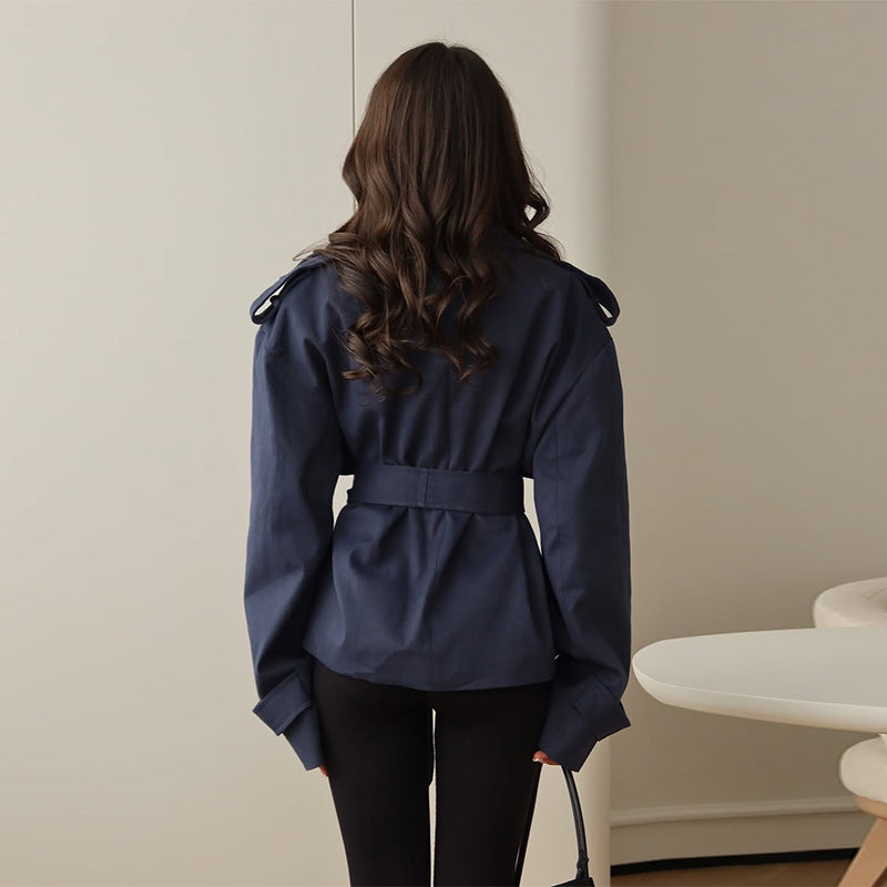 Cropped Trench Coat