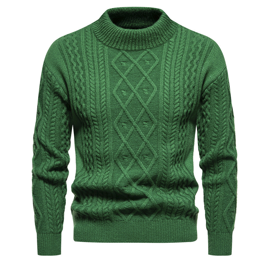 Men's Pullover Cable Knit Sweater