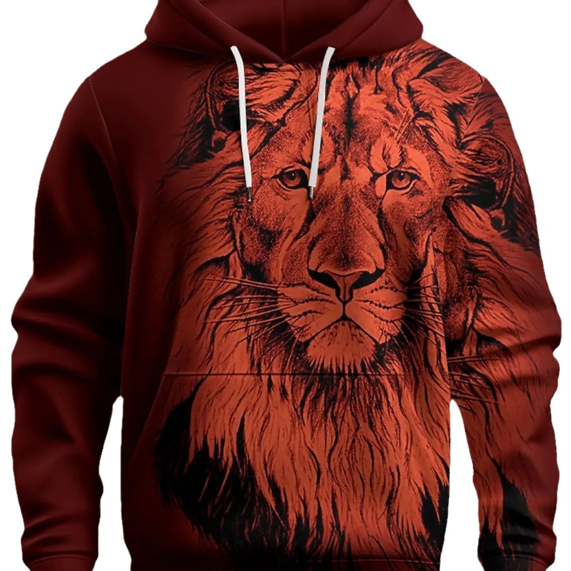 Lion's Head 3D Hoodie