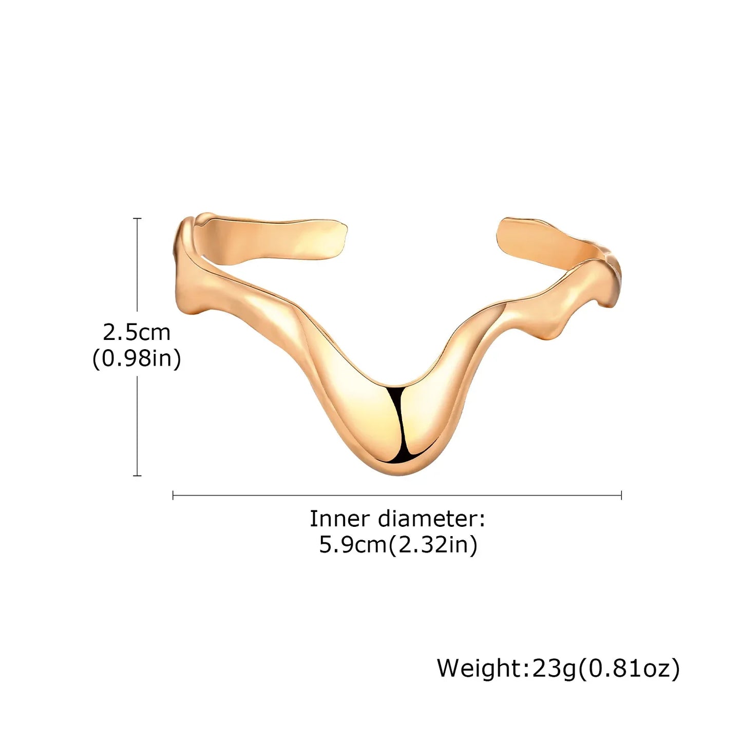 Abstract Exaggerated Liquid Necklace/Bracelet Bracelet Bazaare Mart Liquid Choker