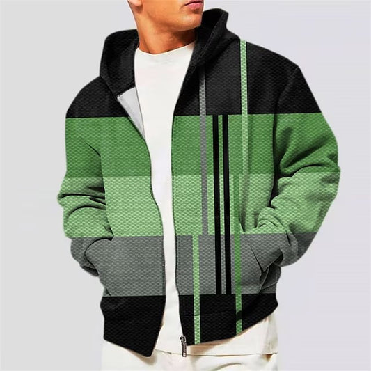 Men's Striped Hoodie