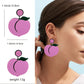 Acrylic Fruit Vegetable Earrings Peach M97 Bazaare Mart Fruit Earrings