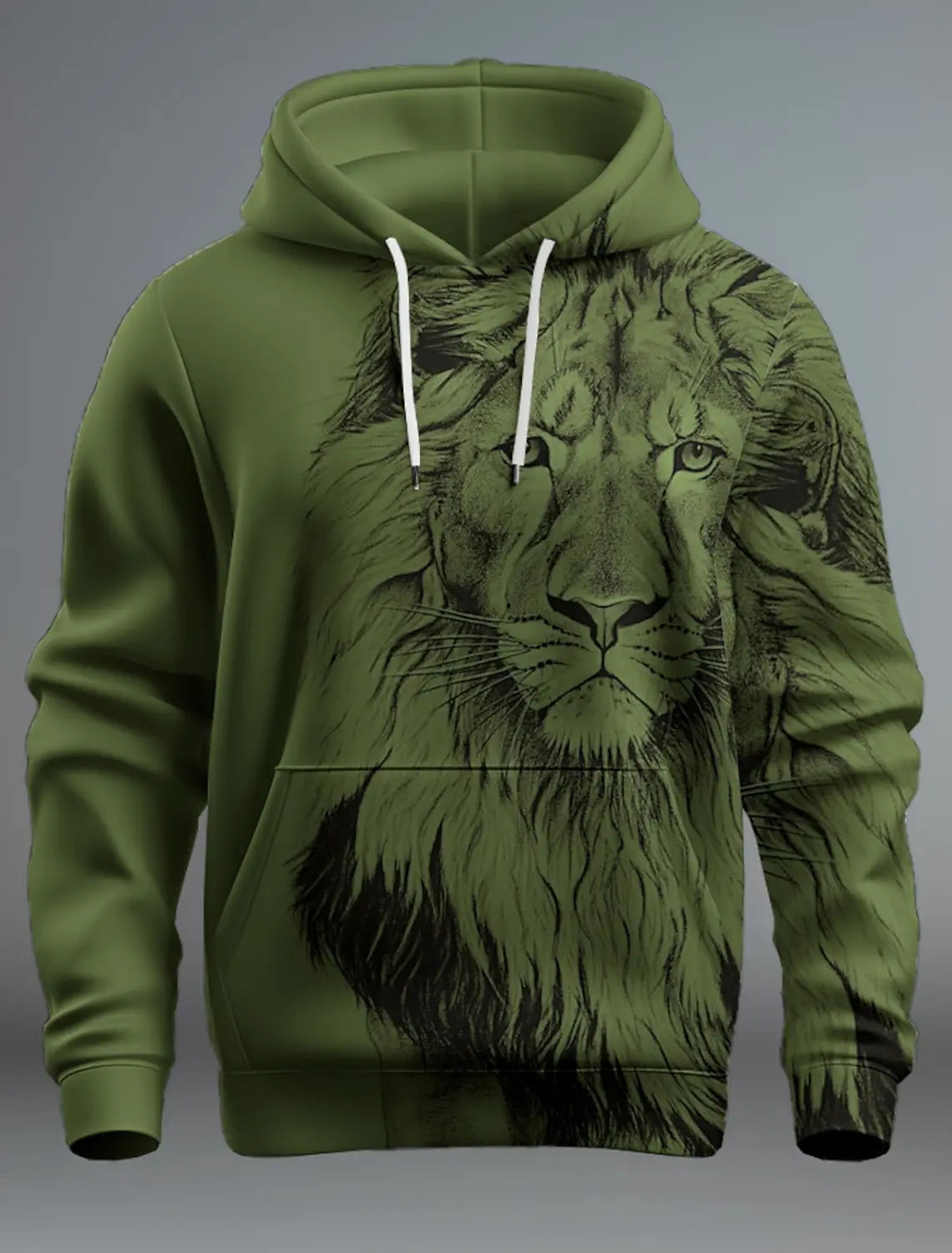 Lion's Head 3D Hoodie