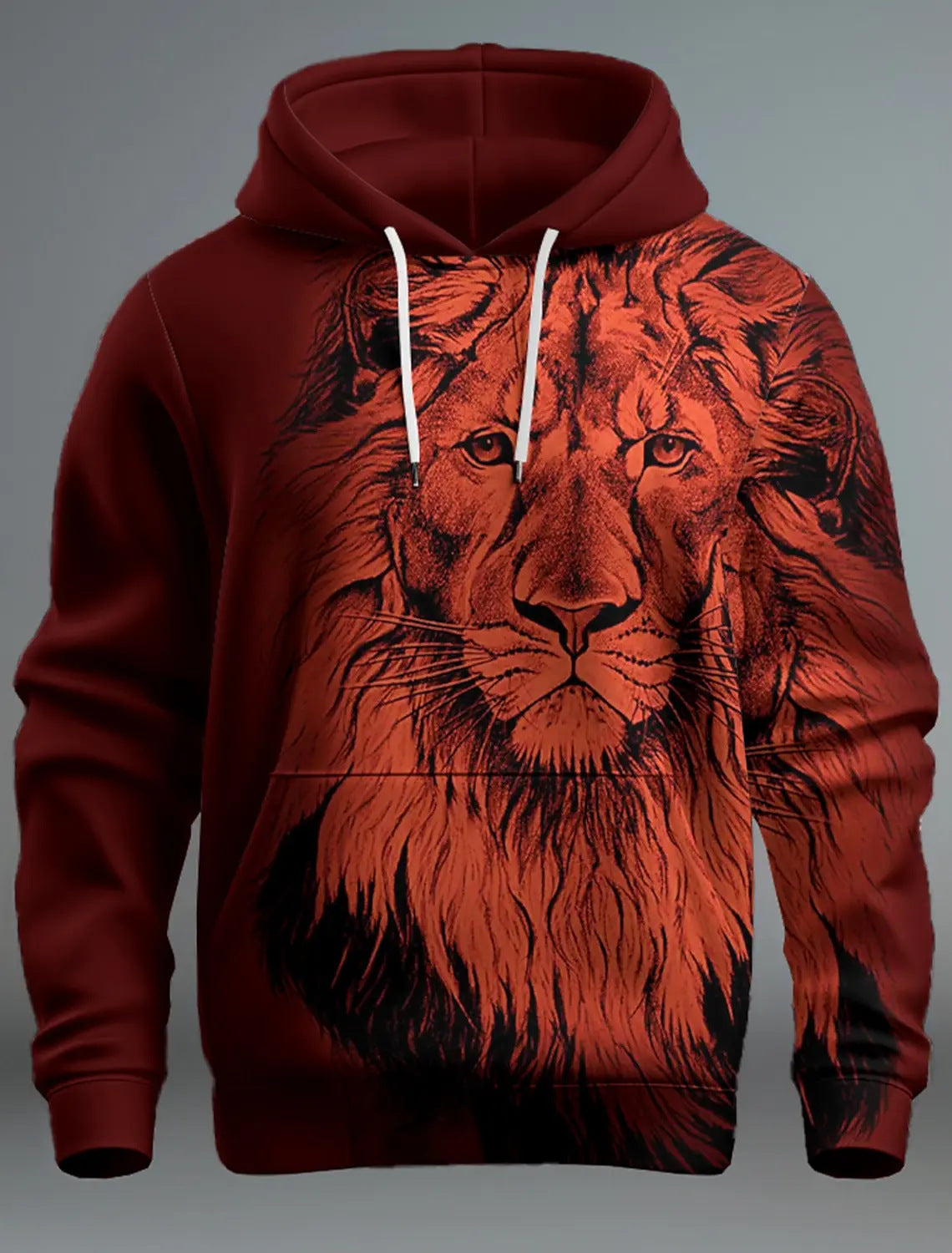 Lion's Head 3D Hoodie