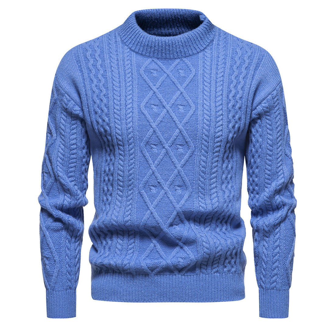 Men's Pullover Cable Knit Sweater