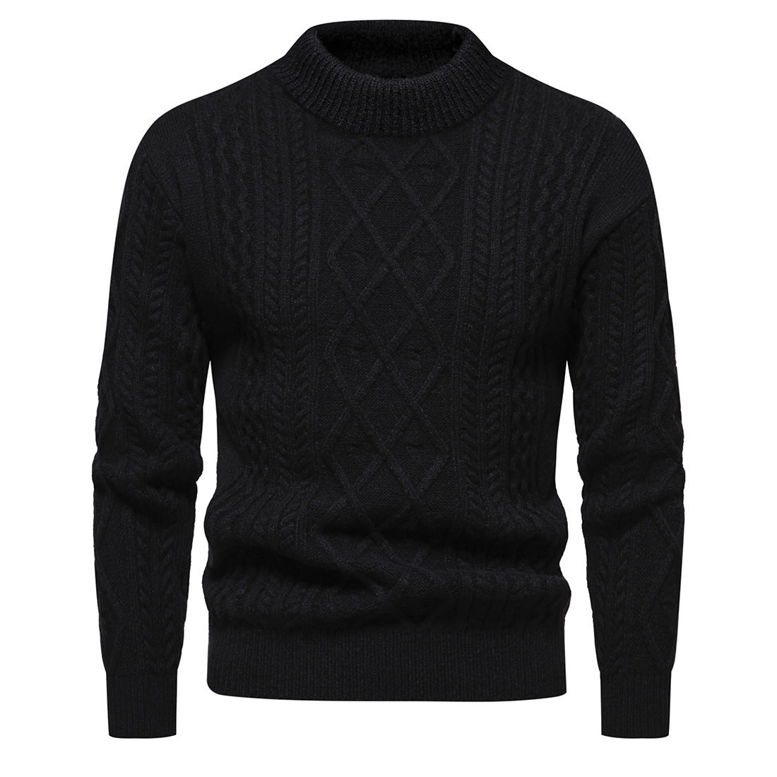 Men's Pullover Cable Knit Sweater