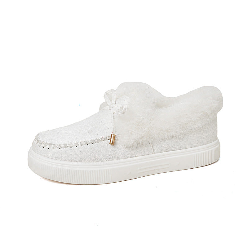 Furry Moccasins - Bazaare Mart