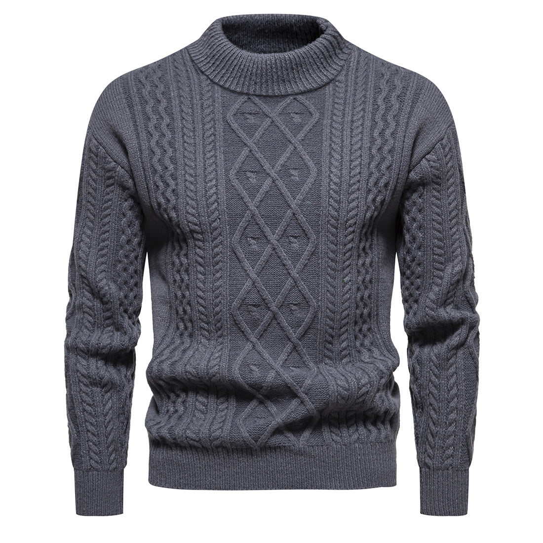 Men's Pullover Cable Knit Sweater