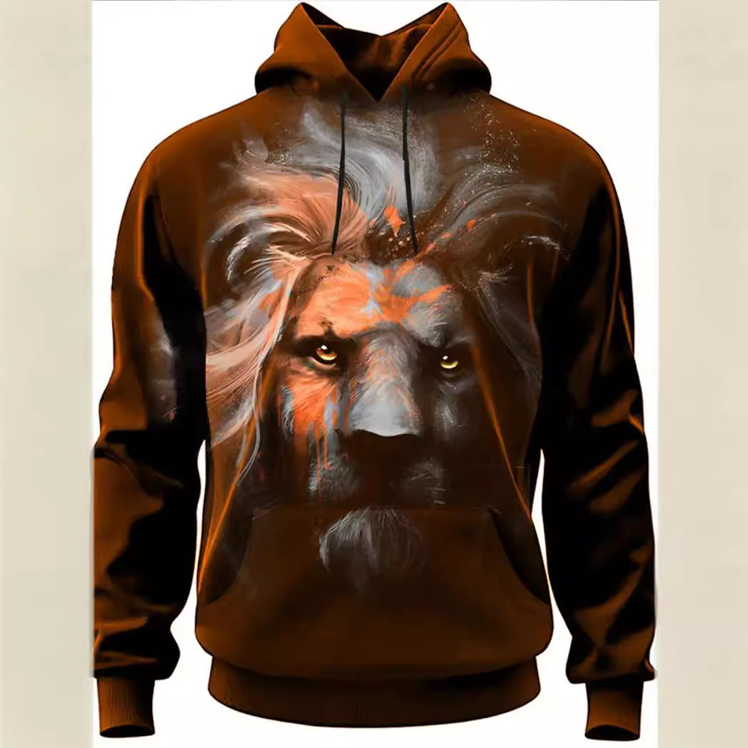 Lion's Head 3D Hoodie