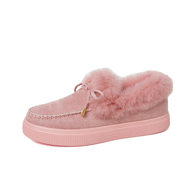 Furry Moccasins - Bazaare Mart